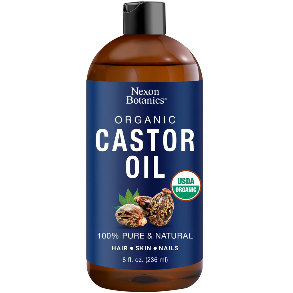 Organic Castor Oil for Hair Growth – 8 fl oz
